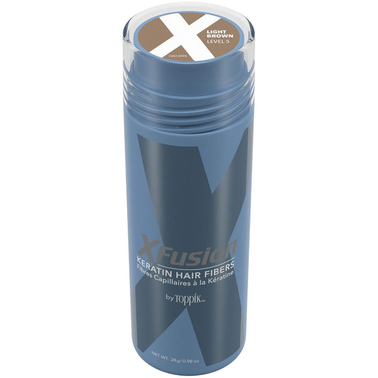 Xfusion Hair Fibers Light Brown - 28 gm