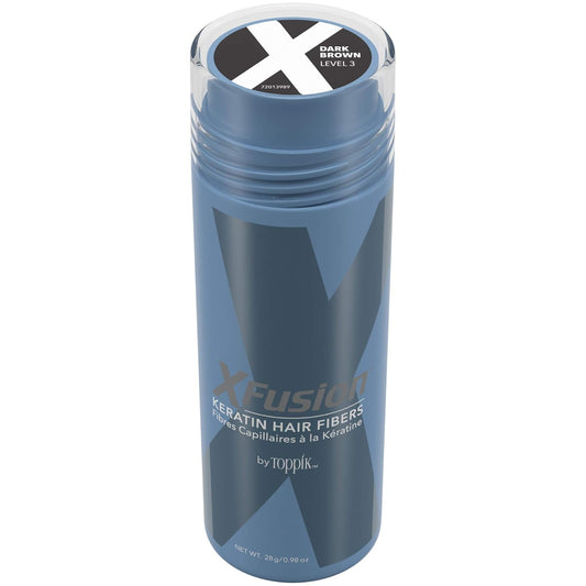 Xfusion Hair Fibers Dark Brown - 28 gm