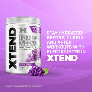 Xtend Glacial Grape Powder 30 Servings