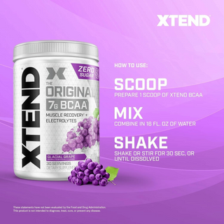 Xtend Glacial Grape Powder 30 Servings