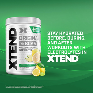 Xtend Lemon Lime Squeeze Powder 30 Servings