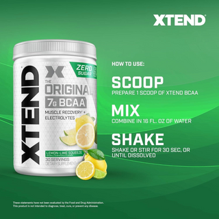 Xtend Lemon Lime Squeeze Powder 30 Servings