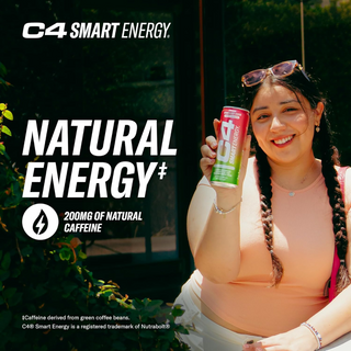 C4 Pre Workout Energy Drink With Beta-Alanine, Zero Sugar, Carbonated Drink for Strength & Endurance, Blood Orange Yuzu Flavor – 12 Pack