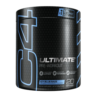 C4 Ultimate Icy Blue Razz Powder 12 Servings