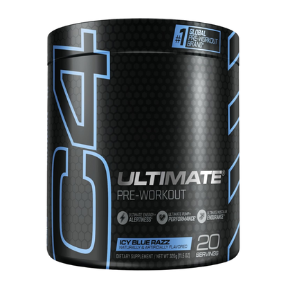 C4 Ultimate Icy Blue Razz Powder 12 Servings
