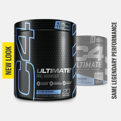 C4 Ultimate Icy Blue Razz Powder 12 Servings