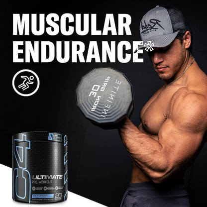 C4 Ultimate Icy Blue Razz Powder 12 Servings