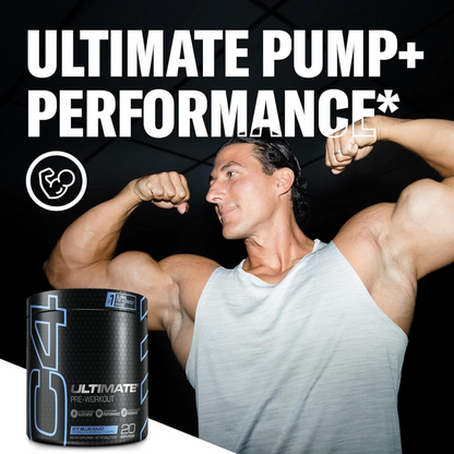 C4 Ultimate Icy Blue Razz Powder 12 Servings