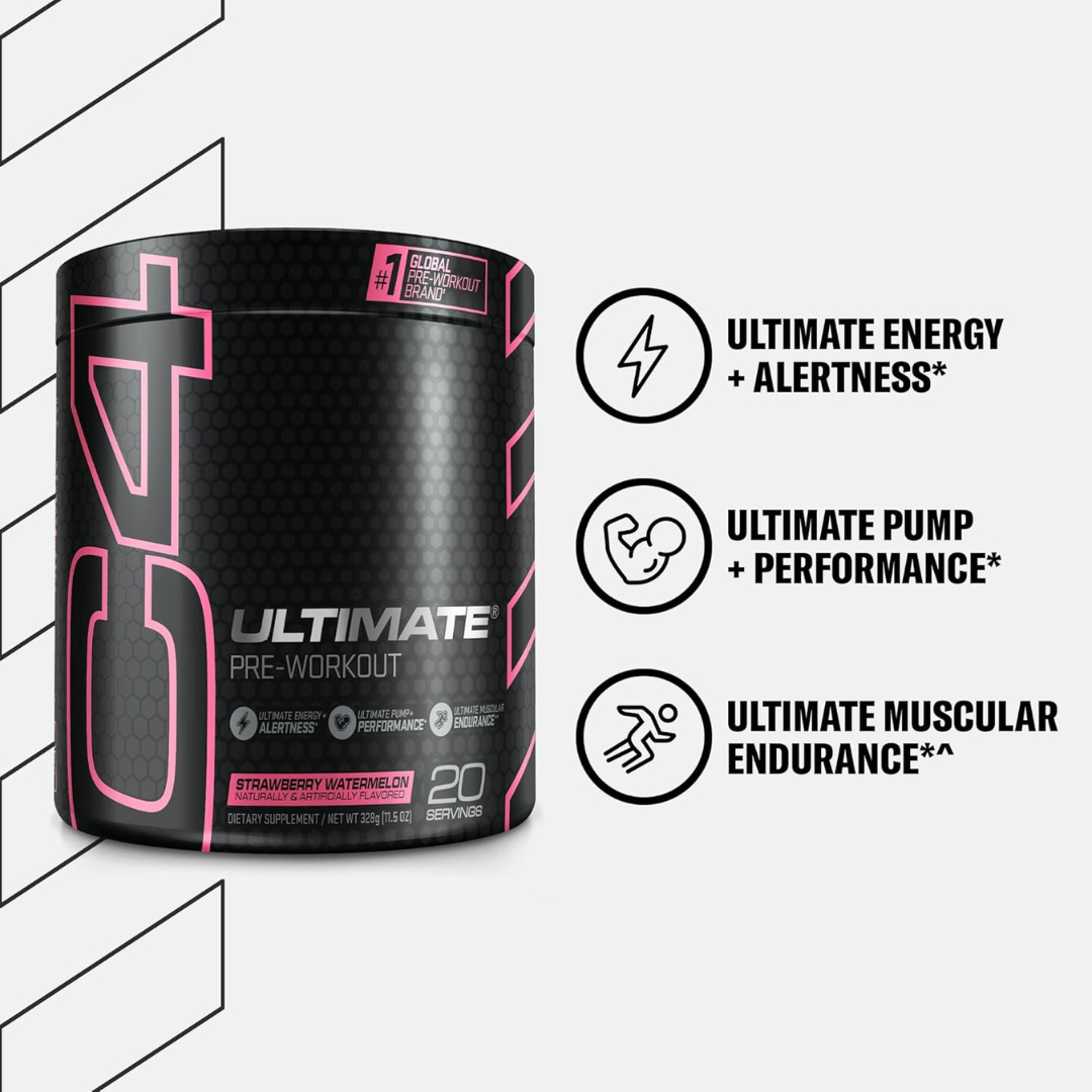 C4 Ultimate Strawberry Watermelon Powder 12 Servings