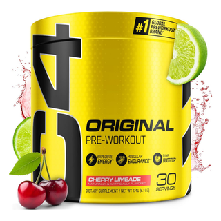 C4 Original Pre Workout Powder with Zero Sugar, Beta-Alanine, Vitamin C, for Energy, Focus & Performance, Cherry Limeade Flavor – 30 Servings