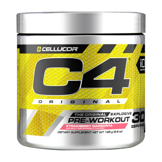 C4 Original Pre Workout Powder with Zero Sugar, Beta-Alanine, Vitamin C, for Energy, Focus & Performance, Strawberry Margarita Flavor – 30 Servings