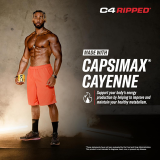 C4 Ripped Pre Workout Powder with CarnoSyn Beta-Alanine & L-Carnitine, Zero Sugar Energy Supplement for Fat Loss, Focus & Performance, Cherry Limeade Flavor – 30 Servings
