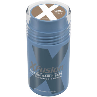 Xfusion Hair Fibers Light Brown - 12gm