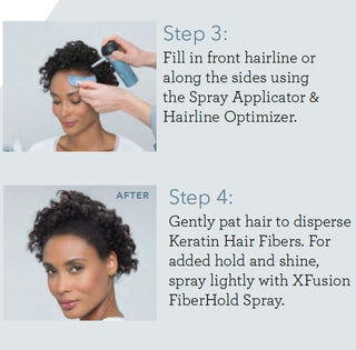 Xfusion Hair Fibers Medium Brown - 15 g