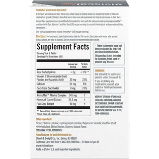 Viviscal Man Hair Health Dietary Supplement For Men 180 Tabs 3 Month Supply Viviscal