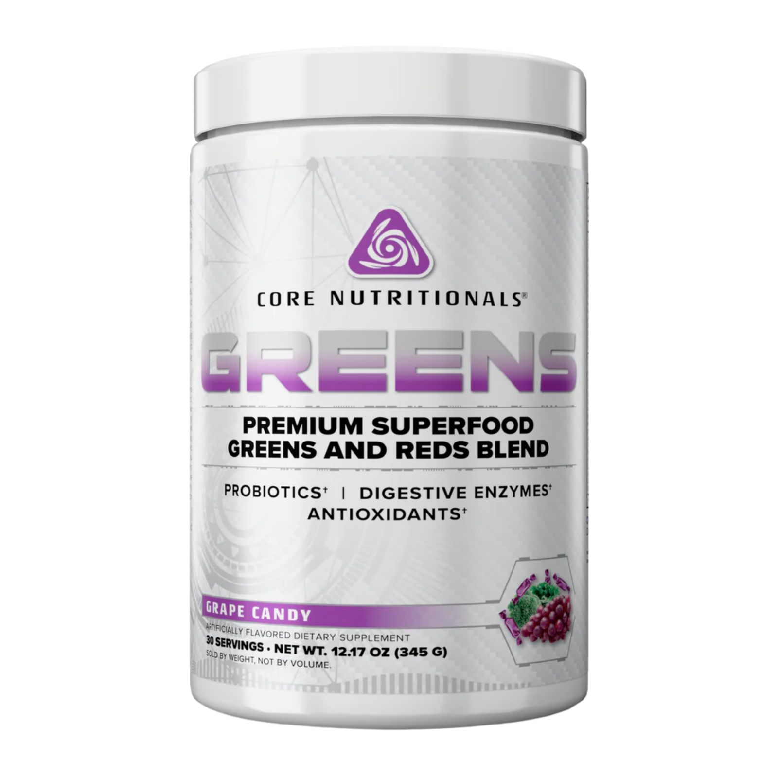 Core Nutritionals Greens Premium Superfood Powder with Probiotics & Di ...