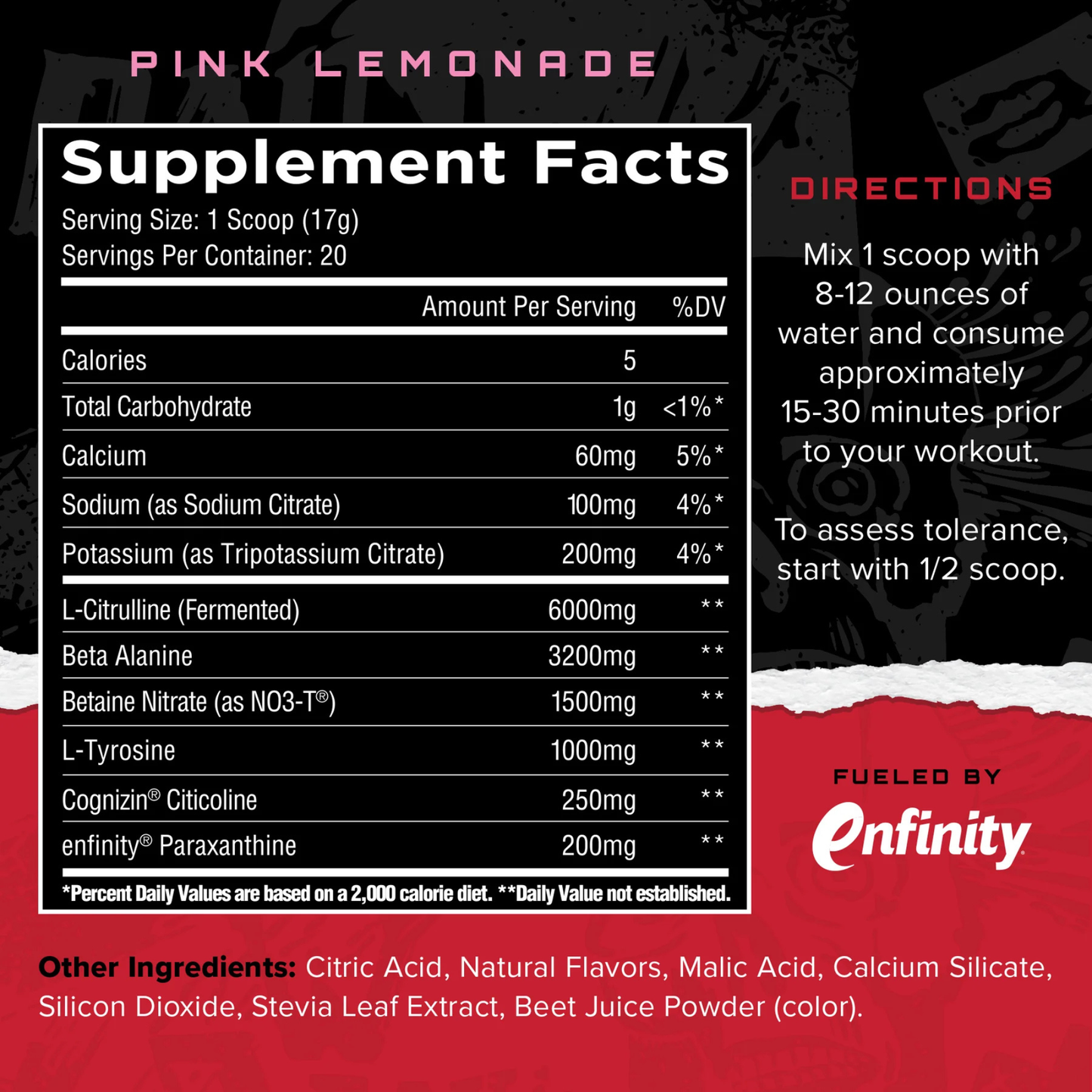 Unmatched Outlier | Pre-Workout Sports Supplement - Pink Lemonade (20 servings)