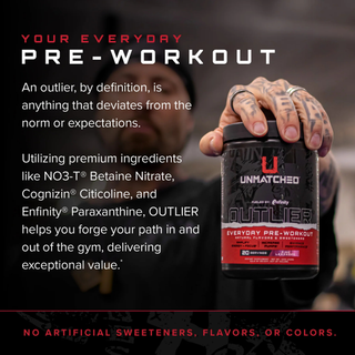 Unmatched Outlier | Pre-Workout Sports Supplement - Pink Lemonade (20 servings)