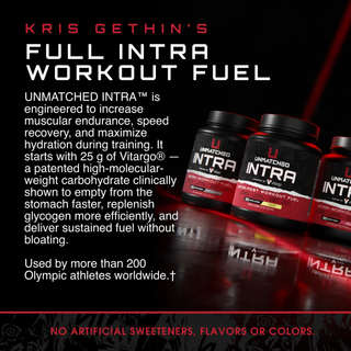 Unmatched Intra Workout Supplement for Hydration, Endurance & Recovery - Fruit Punch (20 Servings)