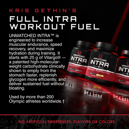 Unmatched Intra Workout Supplement for Hydration, Endurance & Recovery - Fruit Punch (20 Servings)