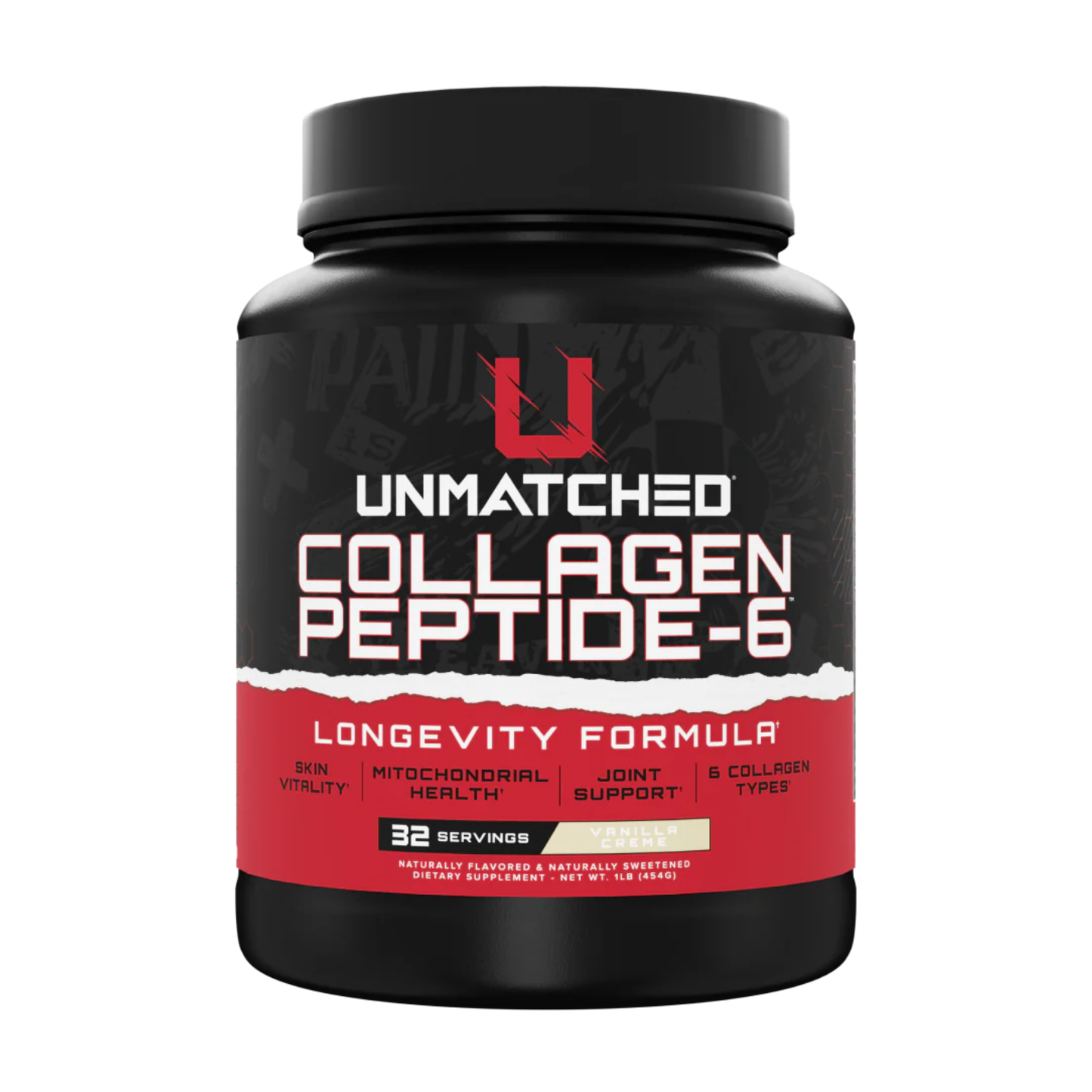 Unmatched Collagen Peptide 6 | Collagen Peptide Powder - Vanilla Crème