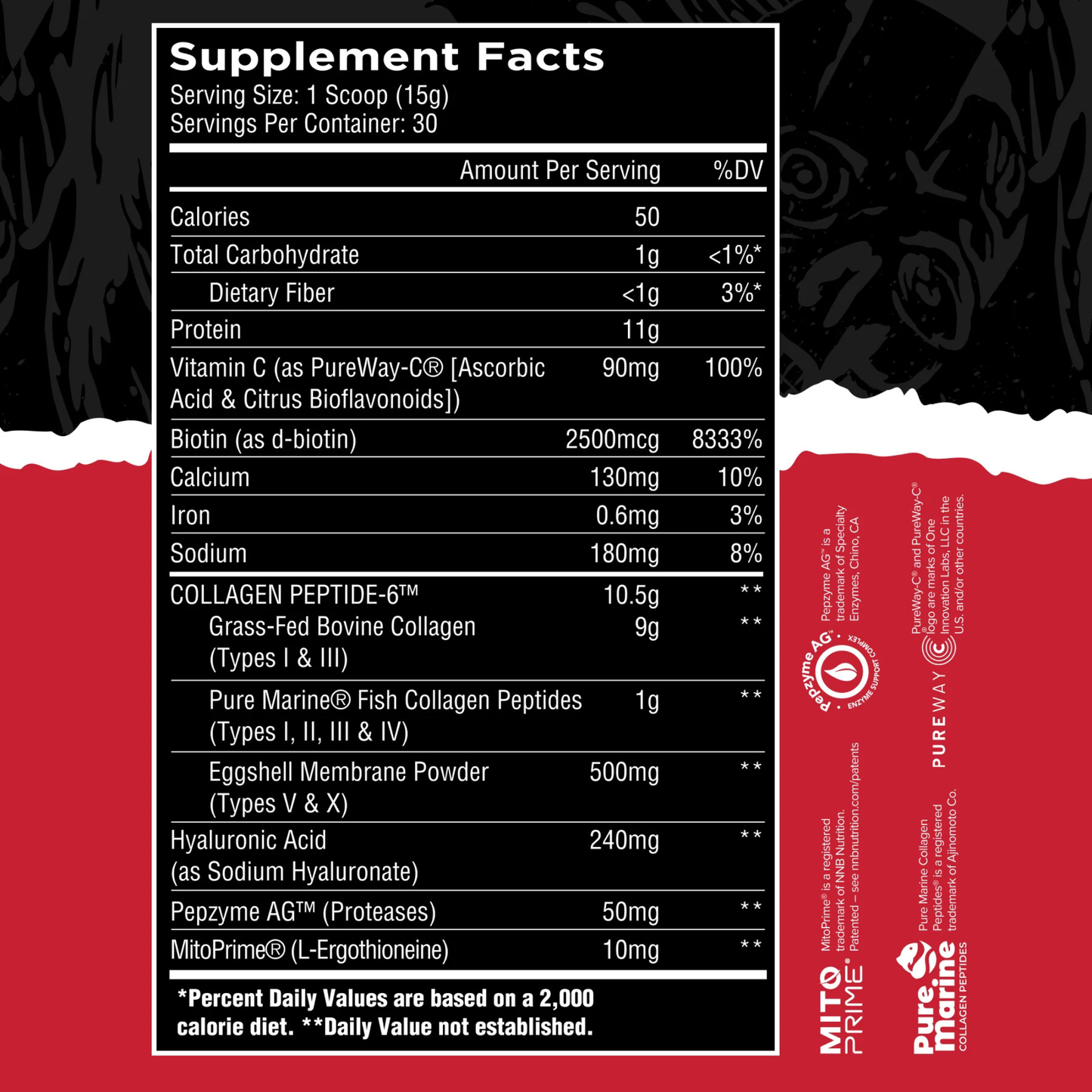 Unmatched Collagen Peptide 6 | Collagen Peptide Powder - Vanilla Crème