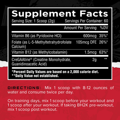 Unmatched CreGAAtine | Advanced Creatine Monohydrate Sports Supplement (120g)