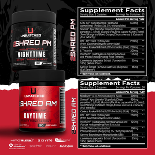 Unmatched Shred Stack | Advanced Fat Loss & Weight Management Supplement (180 capsules)