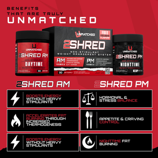 Unmatched Shred Stack | Advanced Fat Loss & Weight Management Supplement (180 capsules)