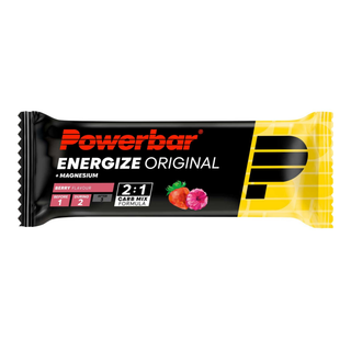 PowerBar Energize Original Berry Energy Bar – High Carb 2:1 Sports Bar with Sodium & Magnesium | 15 x 55g | Protein Bar for Endurance Running, Cycling & Team Sports
