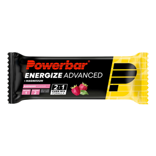 PowerBar Energize Advanced Raspberry Energy Bar – High Carb 2:1 Endurance Sports Bar with Sodium & Magnesium | 15 x 55g | Protein Energy Bar for Running & Cycling