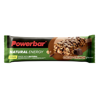 PowerBar Natural Energy Cereal Cacao Crunch Vegan Energy Bar – Complex Carbs with Oats & Magnesium | 18 x 40g | Vegan Protein Bar, Natural Sports Snack for Endurance