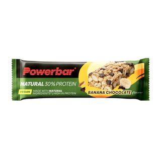 PowerBar Natural Protein Banana Chocolate Bar – High Protein Natural Sports Bar for Muscle Recovery | 18 x 40g | Protein Chocolate Bar for Gym, Running & Fitness