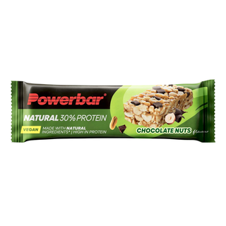 PowerBar Natural Protein Chocolate Nuts Bar – Natural High Protein Sports Bar for Recovery | 18 x 40g | Protein Chocolate Nut Bar for Gym, Endurance & Fitness