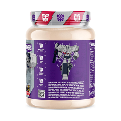 Core Nutritionals Transformers Protron Protein Blend – 25 g Whey + Casein Protein with Digestive Enzymes & MCTs - Cookies N Cream (2lbs)