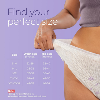 Nua Period Panties for Women – Ultra-Absorbent Period Underwear, Leak-Proof Menstrual Panties, Eco-Friendly Feminine Hygiene Products from M - L (Pack of 5)