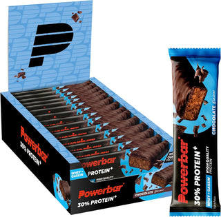 PowerBar ProteinPlus 30% Chocolate Protein Bar – 30% High Protein Sports Bar for Muscle Gain & Recovery | 15 x 55g | Protein Chocolate Bar for Gym & Fitness