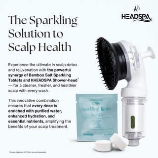 K-HeadSpa Bamboo Salt Sparkling Tablet for Oily Scalp K-HeadSpa