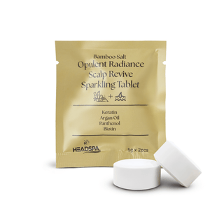 K-HeadSpa Bamboo Salt Sparkling Tablet for Opulent Radiance Scalp Revive K-HeadSpa