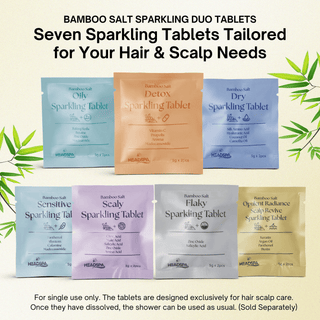 K-HeadSpa Bamboo Salt Sparkling Tablet for Opulent Radiance Scalp Revive K-HeadSpa