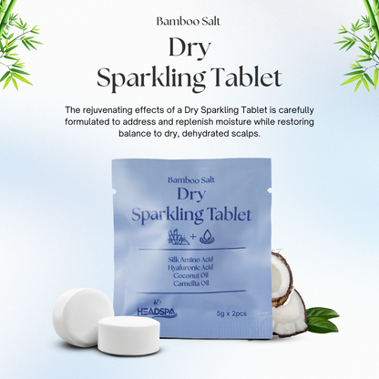 K-HeadSpa Bamboo Salt Sparkling Tablet for Dry Scalp K-HeadSpa