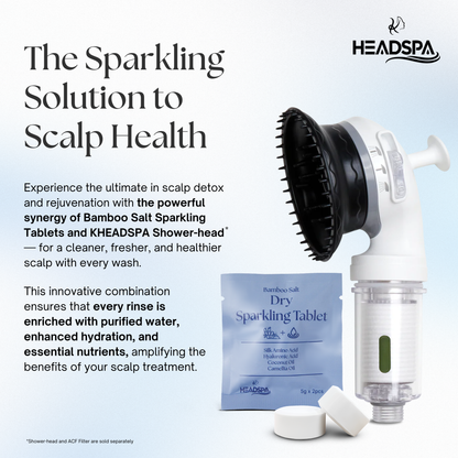 K-HeadSpa Bamboo Salt Sparkling Tablet for Dry Scalp K-HeadSpa