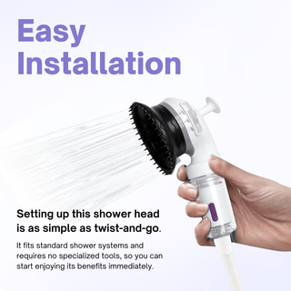 K-HeadSpa Korean Shower Head Therapy Kit – Lavender Essence K-HeadSpa