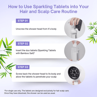 K-HeadSpa Korean Shower Head Therapy Kit – Lavender Essence K-HeadSpa