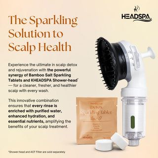 K-HeadSpa Bamboo Salt Sparkling Tablet for Detox Scalp K-HeadSpa