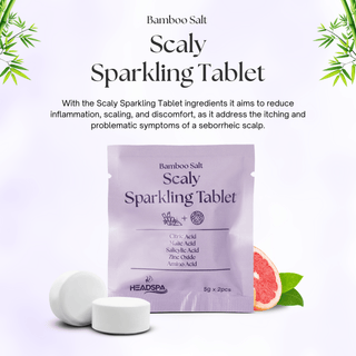 K-HeadSpa Bamboo Salt Sparkling Tablet for Scaly Scalp K-HeadSpa
