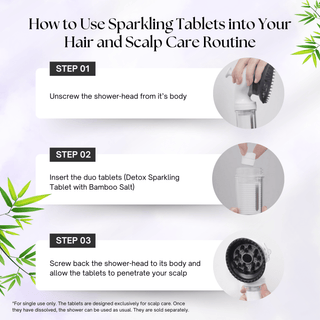 K-HeadSpa Bamboo Salt Sparkling Tablet for Scaly Scalp K-HeadSpa