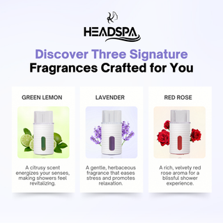 K-HeadSpa ACF Fiber Filter with Vitamin Gel & Sparkling Tablet Holder - Lavender K-HeadSpa