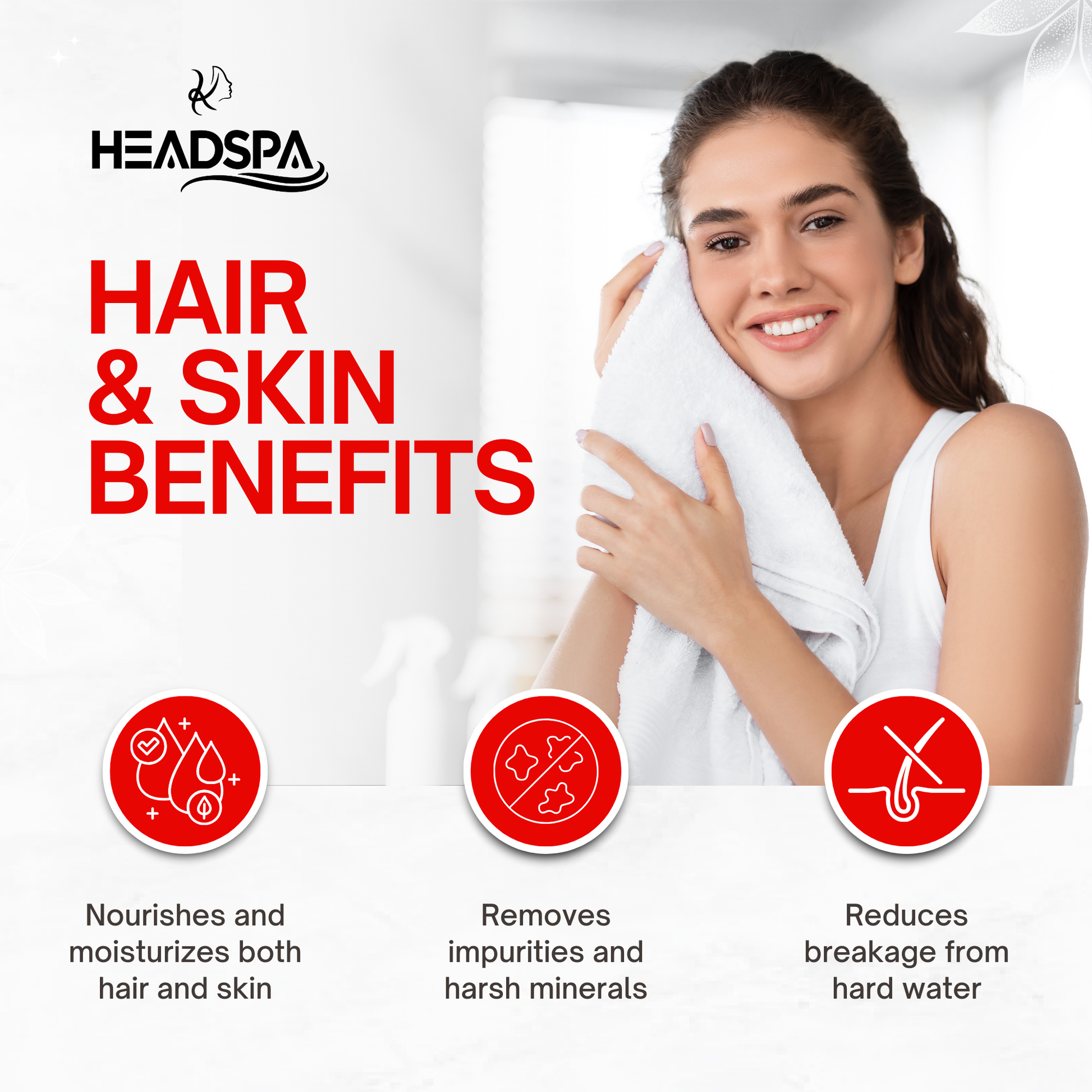 K-HeadSpa Korean Shower Head Therapy Kit – Rose Essence K-HeadSpa