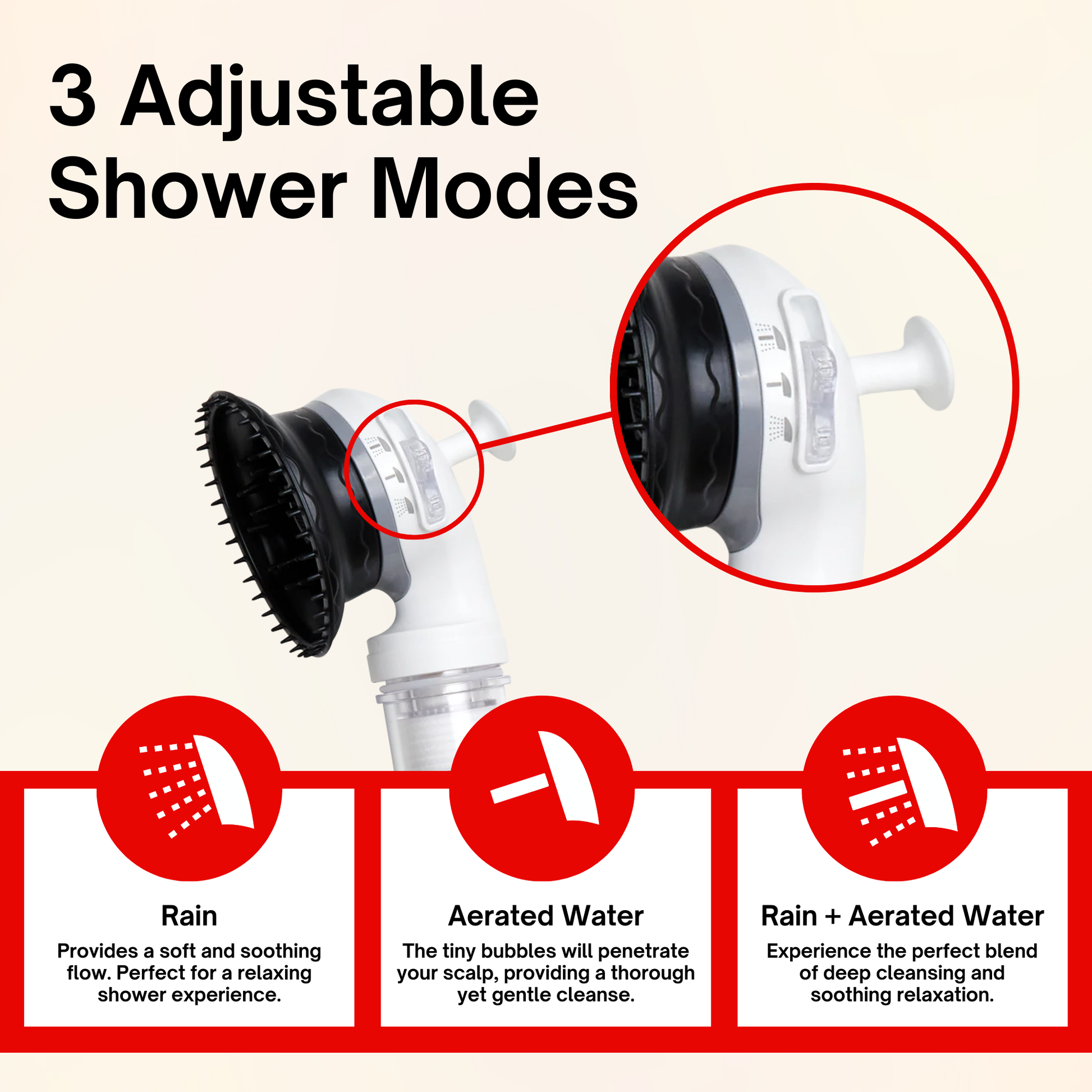K-HeadSpa Korean Shower Head Therapy Kit – Rose Essence K-HeadSpa